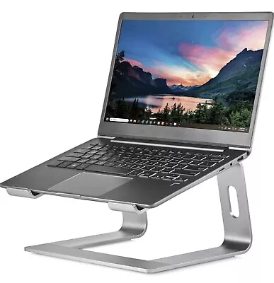 HOME OFFICE Laptop Stand Ergonomic Aluminum Ventilated Laptop Stand For Desk • $19.99