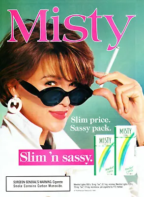 Misty Cigarette Ad #16 Rare 1994 Vintage Out Of Print  • $9.99