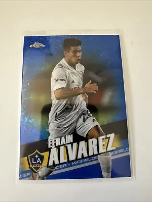 Efrain Alvarez 2022 Topps Chrome MLS #6 LA Galaxy Blue Speckle /199 Mexico • $1.50