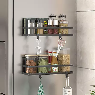 Magnetic Spice Rack For Refrigerator 11.8 Inch Magnetic Shelf For Refrigerator • $26.88