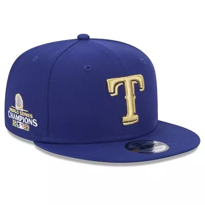 Texas Rangers New Era 2024 Gold Collection 9FIFTY Snapback Hat - Royal • $26.99