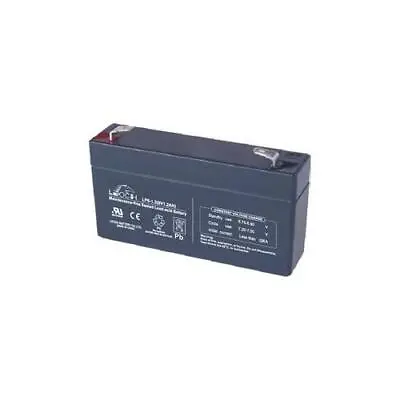 RT03347 LP6-1.2 Leoch Battery Lead Acid Agm 6V 1.3Ah • £18.99
