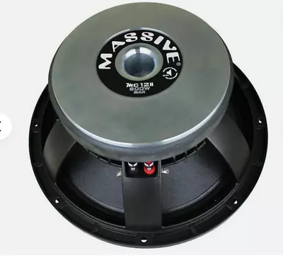 Massive Audio Mc 12ii 12  400w Rms Mc-series 8-ohm Midrange Car Speaker *single* • $132.88