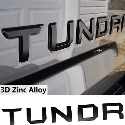 3D Raised Metal Tailgate Insert Letter Fit For 2014-2021 Tundra Emblem Decal • $24.99