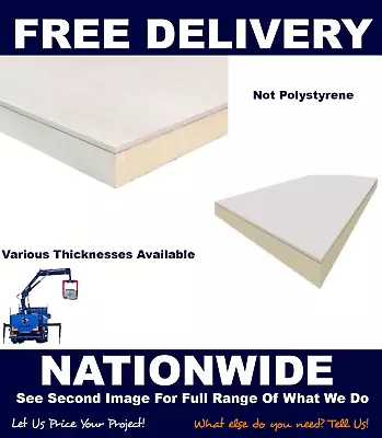 Insulated Plasterboard P.I.R - Various Sizes - FREE DELIVERY • £62