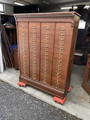 Victorian Oak File Cabinet • $2750