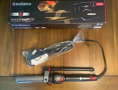 Solano SmoothCurl 450 1“ Digital Professional Curling Iron Marcel 1911144 • $13.99