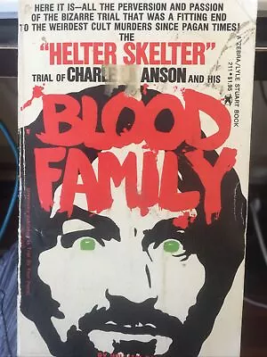 BLOOD FAMILY By William Zamora Helter Skelter Trial Of Charles Manson • $48