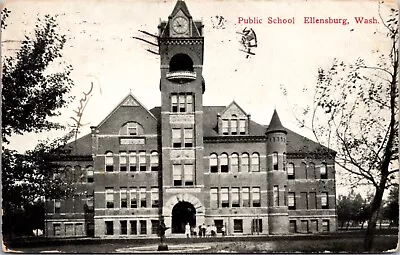 Postcard Public School In Ellensburg Washington • $8