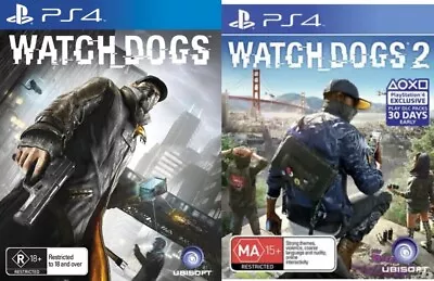 Watch Dogs 1 And 2 PS4 • $22