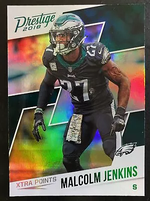 Malcolm Jenkins 2018 Panini Prestige Xtra Points Green Philadelphia Eagles #51 • $0.99