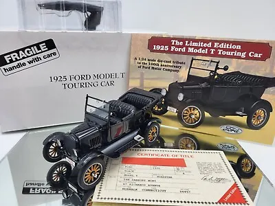 Danbury Mint Limited Edition 1925 Ford Model T Touring Car **rare/immaculate/mib • $175