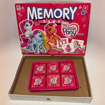 MEMORY GAME MY LITTLE PONY EDITION 2003 MILTON BRADLEY Complete G3 Ponys • $17.77