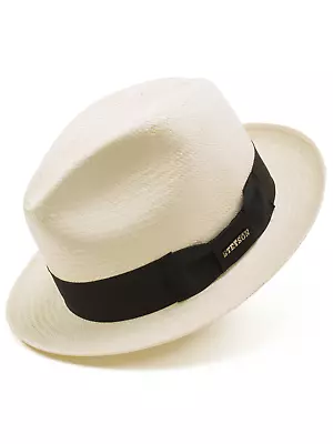 Stetson Shantung Straw Haberdash Hats In Bleach • $55