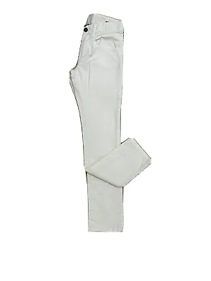 £17.99 • Buy United Color Of Benetton Boys Chino Pants Size 8-9 Years White Skinny Adjustable