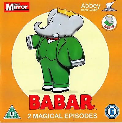 BABAR - Childrens Animation  2 Magical Episodes  :  DAILY MIRROR PROMO DVD • £1.45