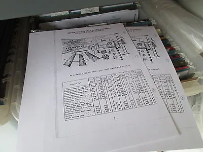 Baker Monitor Hambone Windmill Parts List & Diagrams • $8.50