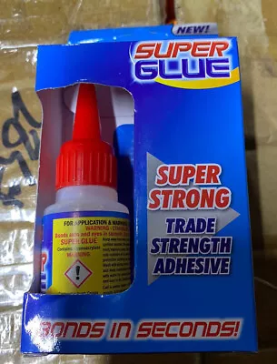 20g Industrial Superglue Adhesive Super Glue Window UPVC PVCU Rubber Plastic MV • £4.90