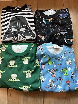 4 LOT Adult Size M Hanna Andersson Star Wars Disney Pixar Galaxy Lng John Pajama • $119.99