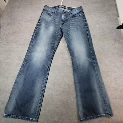 Express Jeans Mens 32x30 Blue Denim Kingston Classic Fit Bootcut • $36.99