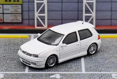 TG FH 1:64 White VW Golf GTI MK4 Coupe Sports Model Diecast Metal Car New • $41.99