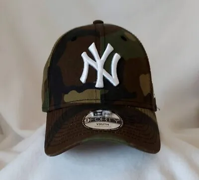 Camoflage New Era 9Forty Youth Baseball Cap With Adjustable Strap • £18.99