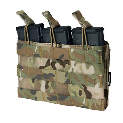 IDOGEAR Triple Magazine Pouch 5.56 Magazine Pouch Open Top MOLLE Airsoft Hunting • $18.13