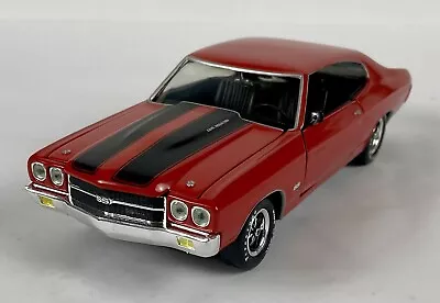 Classic Metal Works 1970 Chevelle SS 454 1:24 Cranberry Red & Black Model No Box • $18