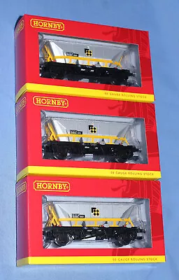 Hornby R60065 BR Coal Sector HAA Hopper Wagon Triple Pack Oo Gauge BNIB • £63.95