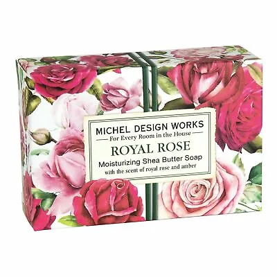 Michel Design Works Boxed Single Soap 4.5 Oz. - Royal Rose • $10.99