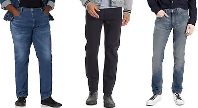 Levis 502 Regular Taper Fit Jeans Mens Zipper Fly Low Rise Tapered Leg Denim • $39.95