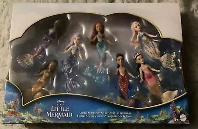 Disney Princess The Little Mermaid Ariel And Sisters 7 Pack Mermaid Dolls NRFB • $34.99