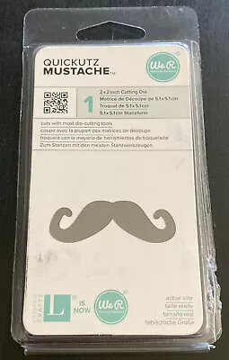 Quickutz Scrapbooking Die 2x2 Inch Mustache New • $2.49