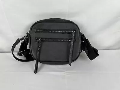 Botkier Chelsea Leather Camera Top Zip Crossbody Handbag Black Bag NWOT • $37.47