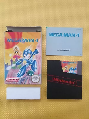 Mega Man 4 NES Game Complete PAL Nintendo • £126.99