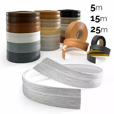 SELF-ADHESIVE Flexible Coved Skirting Board PVC Strip Floor Wall Joint • £9.45