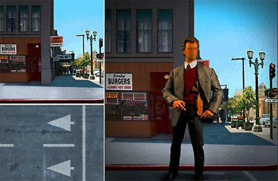 Ikea Detolf Diorama Backdrop~dirty Harry~diner For 1/6 Figures Clint Eastwood • $71.99