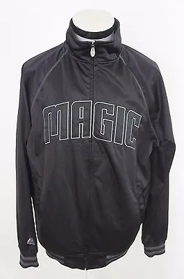 Majestic Orlando Magic Warm Up Track Jacket Full Zip Mock Neck Tall Size MT • $24.99