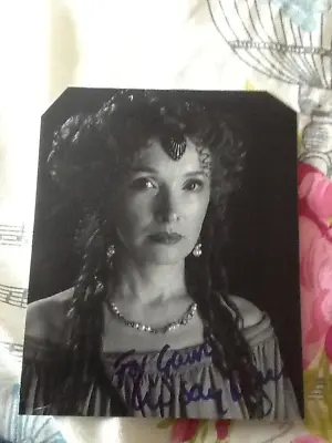 £2.99 • Buy Lindsay Duncan Signed Photo On Art Paper Doctor Who Actor