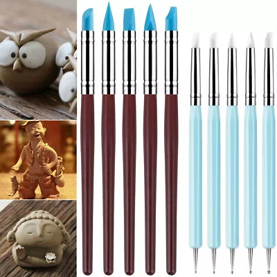 £6.99 • Buy 10PC Polymer Clay Tools Modelling Sculpting Tool Pottery Models Art Projects Set