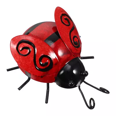 Metal Ladybug Wall Art For Garden And Home Decor-RO • £8.75