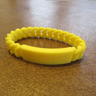 Marc By Marc Jacobs Yellow Standard Supply Braided Silicone Rubber Bracelet • $15