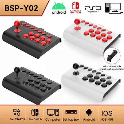 Game Joysticks Streets Fighter Arcade Joystick Controller For PS4/PS3/Switch/PC • $43.22