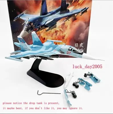 Wltk Russian Air Force Su-34 Fullback Fighter 1/100 Diecast Aircraft Jet Model • $39.99