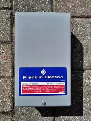 Franklin Electric Control Box Submersible Motor 1/2 HP 230 Volt Phase 2801054915 • $65