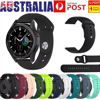 Samsung Galaxy Watch 5 Pro/ 4 / 3 / Active 1 2/ Gear S2 Silicone Watch Band • $6.39