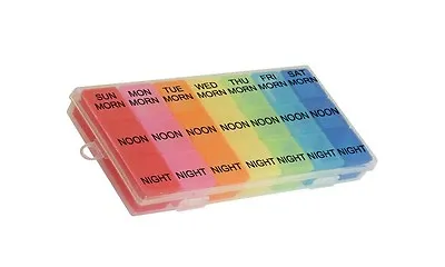 7-Day Pill Box Organizer 3 Times A Day Morning Noon And Night Medi Planner • $6.99