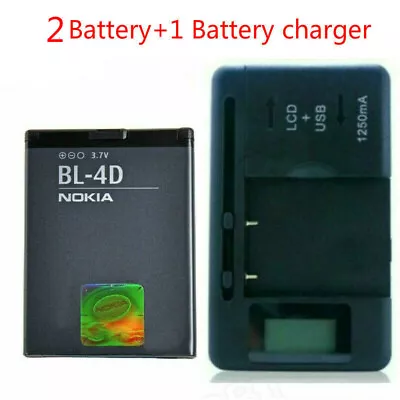 BL-4D Battery + Charger For Nokia N97 Mini E5 N8 E7 T7 E7-00 N803 N8 N8-00 702t • $7