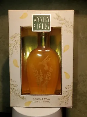 Vanilla Fields Vintage By Coty. 2.5 Oz Cologne Spray! Rare . NOW $20.00 • $20