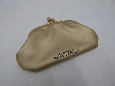 Ladies Perfect Marc Jacobs Gold Kiss Lock Purse / Small Make Up Bag  • £13